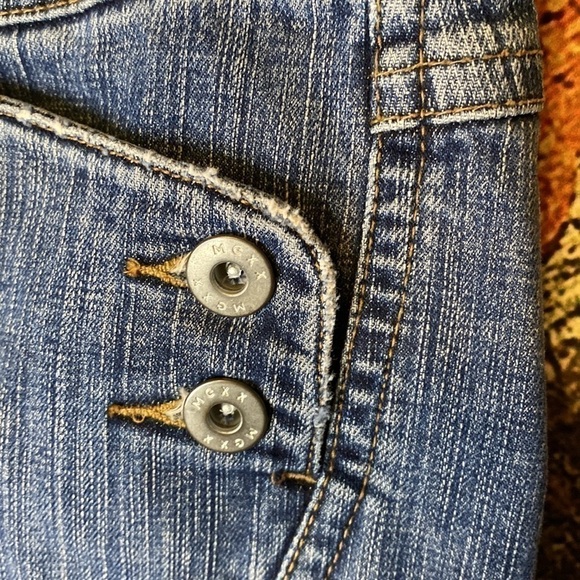 Mexx Fit & Flare Dark Wash Jean Skirt Size 8 - Picture 8 of 12